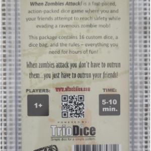 Attack Dice Dice Game When Zombies Attack NM