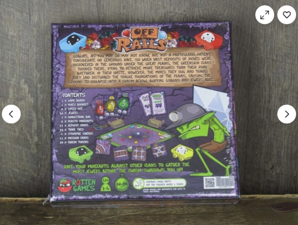 Off the Rails Board Game 2018 Edition from Rotten Games Sealed Free Shipping - Image 2