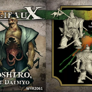 Malifaux Toshiro The Daimyo Miniature WYR2061 New! Free Shipping!