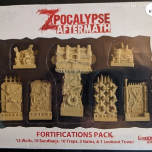Zpocalypse Aftermath Fortifications Pack Sealed Box Greenbrier Games 41 minis!