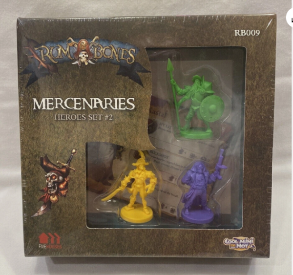 CMON Boardgame Mercenaries - Heroes Set #2 New Free Shipping