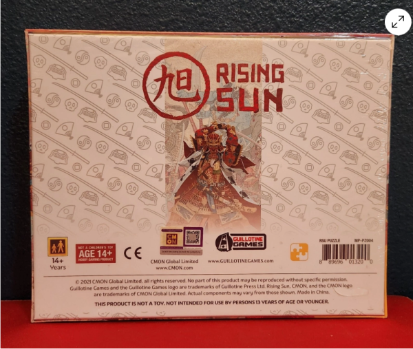 Rising Sun Board Game 1000 Piece Puzzle CMON NIB - Image 2