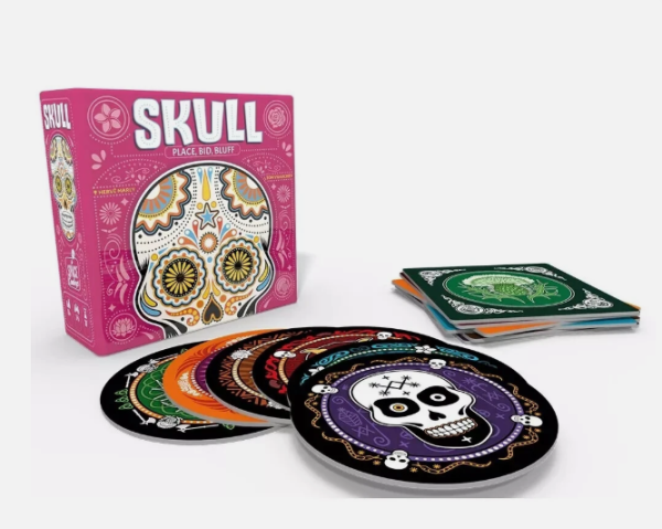 Skull Bluffing Card Game  PINK BOX Space Cowboys Asmodee SCSK02EN Family Party - Image 2