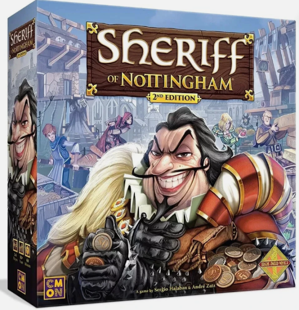 Sheriff of Nottingham Board Game (2nd Edition) CMON New in Shrink