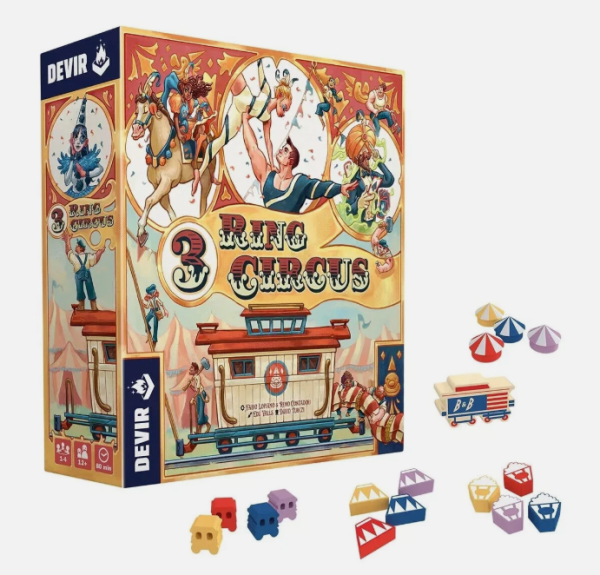 3 Ring Circus Board Game Devir Games New in Shrink - Image 2