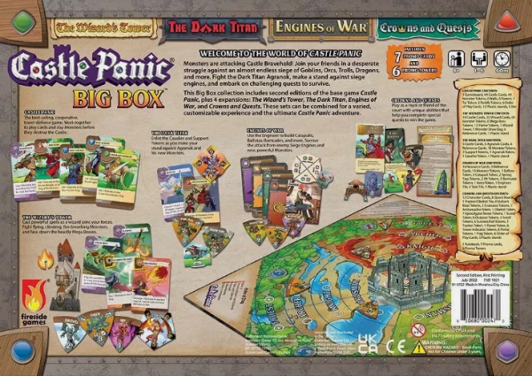Castle Panic Big Box 2nd Edition Board Game 2E Fireside Games New in Shrink - Image 2