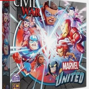 Marvel United CIVIL WAR Kickstarter CMON Iron Spider Hulkling New in Shrink