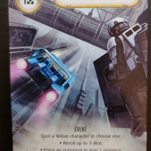 Star Wars Destiny Outpace #144 Full Art Promo! NM