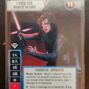 Star Wars Destiny Kylo Ren Bound by the force # 2 Full Art Promo! NM