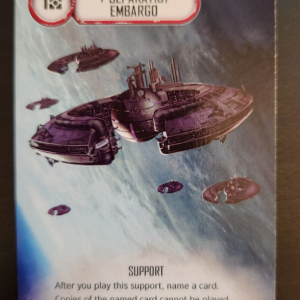 Star Wars Destiny Separatist Embargo 33 Alternate Full Art  CCG's Promo No Dice NM