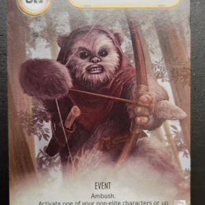 Star Wars Destiny Ewok Ambush Alternate Full Art  CCG's Promo No Dice