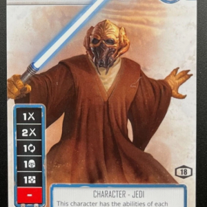Star Wars Destiny Mother Talzin & Plo Koon LEG/WotF Spotgloss Promo NM