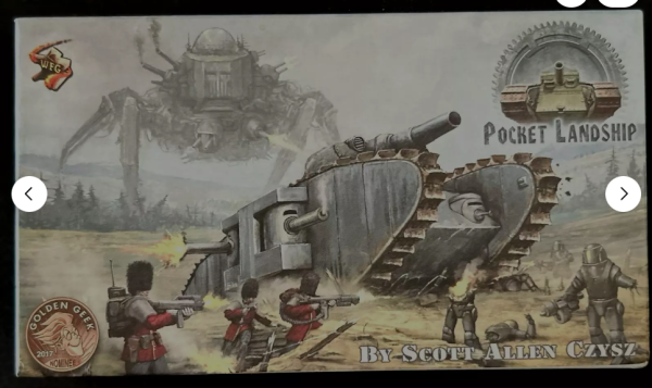 Pocket Landship Word Forge Card Game Box NM Complete
