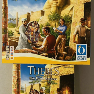 Thebes Board Game 2012 Kickstarter with The Tomb Riders Expansion Complete