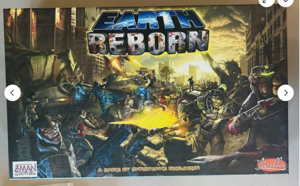 Earth Reborn Dungeon Crawl Plastic Minis Z Man Board Game Complete