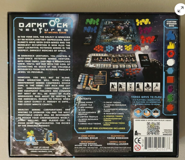 Darkrock Ventures Gamelyn Games Board Game Kickstarter Free Shipping - Image 2