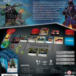 GI JOE Deck Building Renegade Game Studios Card Board Snake Eyes Cobra Unpunched