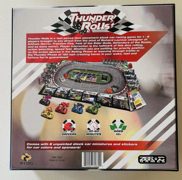 Thunder Rolls - Racing Board Game Complete Free Shipping - Image 2