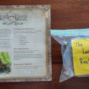 LoTR LCG The Lost Realm Lord of The Rings Cards w/ Instructions