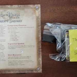 LoTR LCG The Treason of Saruman Expansion Lord of The Rings Cards w/ Instruction