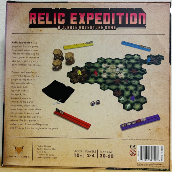 Relic Expedition Foxtrot Games Boardgame Unpunched Free Shipping - Image 2