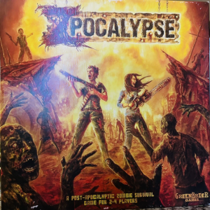 Zpocalypse Board Game Zombie Survival Game Greenbreier Complete Free Shipping