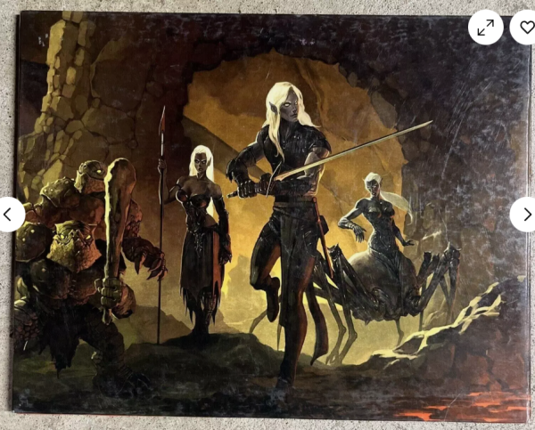 Dungeons & Dragons 4th Edition Drow Dungeon Master's Screen D&D Accessory