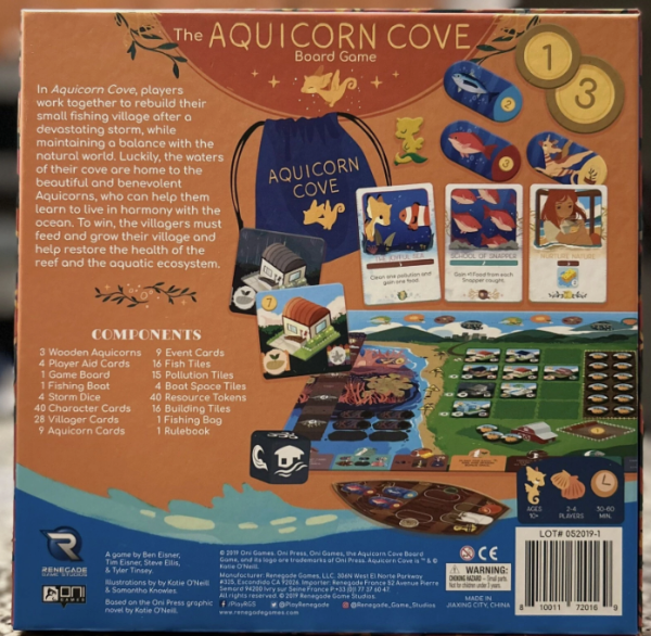 The Aquicorn Cove Board Game Complete Free Shipping - Image 2