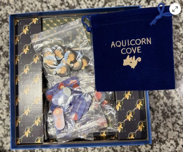 The Aquicorn Cove Board Game Complete Free Shipping