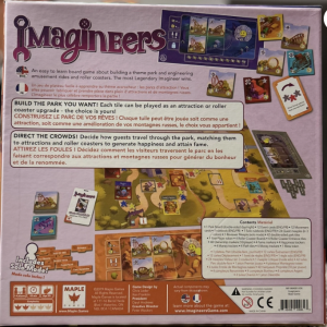 Imagineers Maple Games Board Game Complete Free Shipping