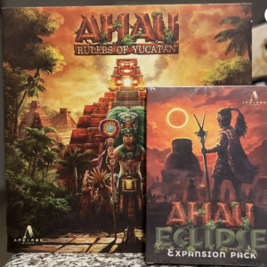 AHAU - Rulers of Yucatan Kickstarter Board Game NM w/Eclipse Expansion NIS