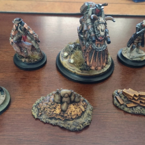 Wild West Exodus Assorted Lot of 14 Painted Figures