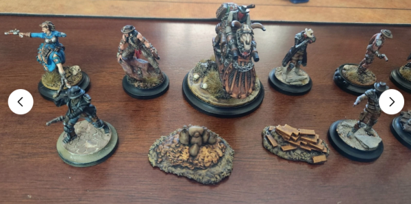Wild West Exodus Assorted Lot of 14 Painted Figures