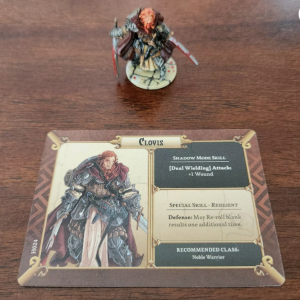 Zombicide Black Plague Survivor Clovis Professionally Painted w/ Card