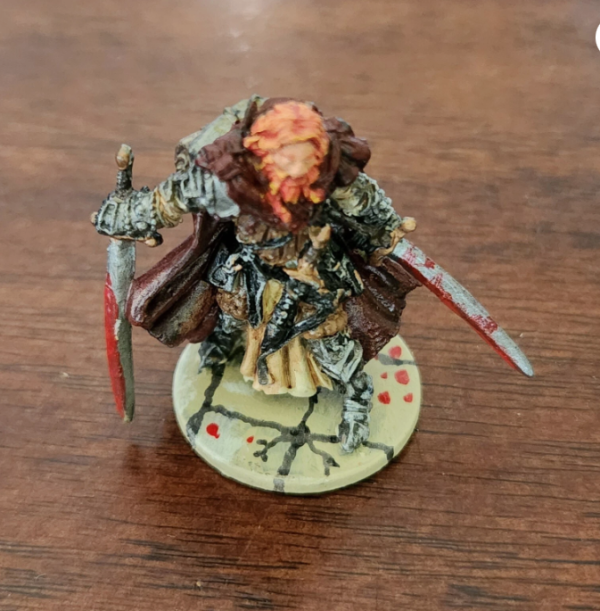 Zombicide Black Plague Survivor Clovis Professionally Painted w/ Card - Image 2