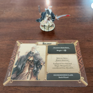 Zombicide Black Plague Survivor Baldric Professionally Painted w/ Card