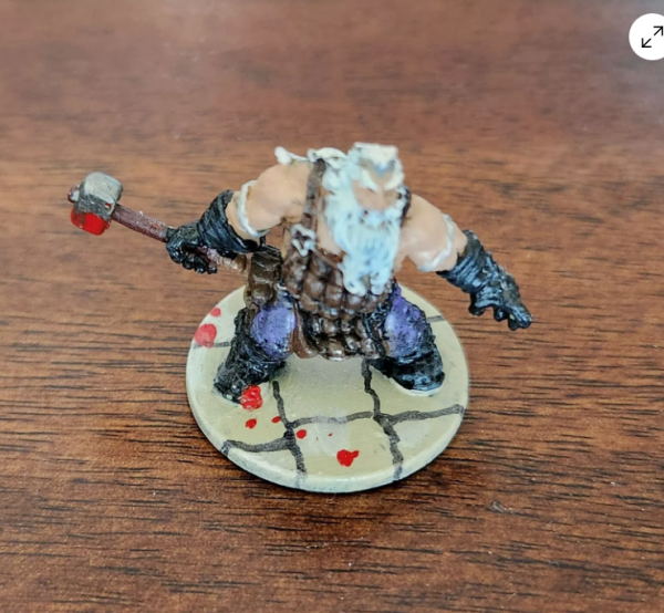 Zombicide Black Plague Survivor Samson Professionally Painted w/ Card