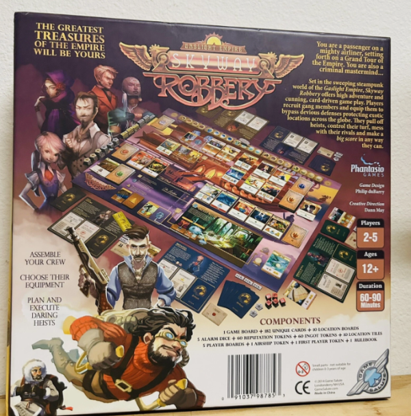 Skyway Robbery Gaslight Empire Board Game Complete Free Shipping - Image 2