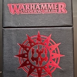 Warhammer Underworlds Deck Box - Promotional With Red Writing