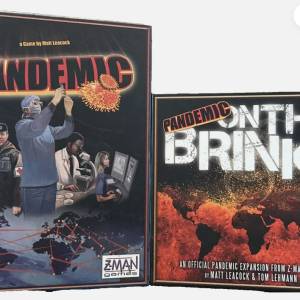Pandemic Board Game & On the Brink Expansion 2009 From Zman Games Complete