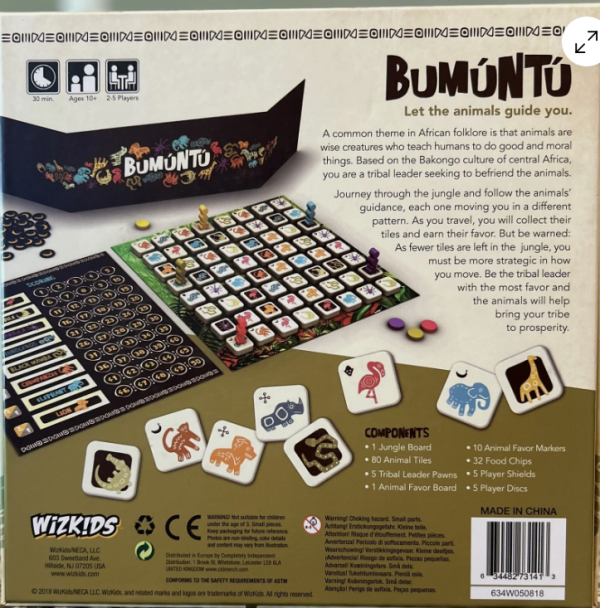 Bumuntu Board Game Wizkids Complete - Image 4