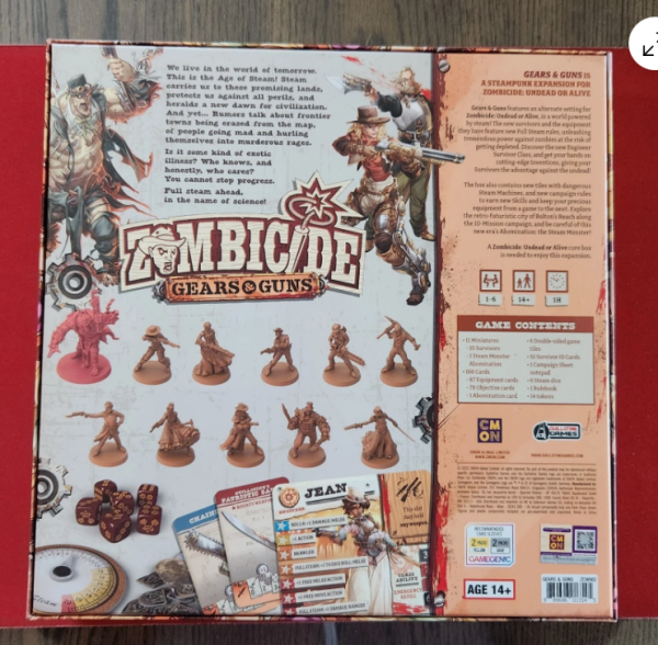 CMON Games Zombicide: Gears & Guns CMN ZCW002 - Image 2