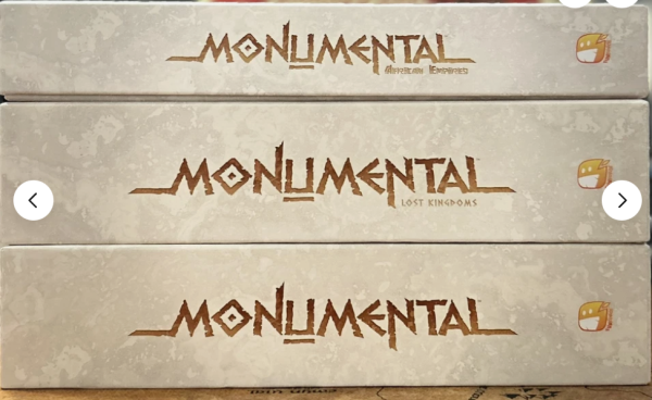 Monumental Board Game /w Lost Kingdoms and African Empires Expansions Complete