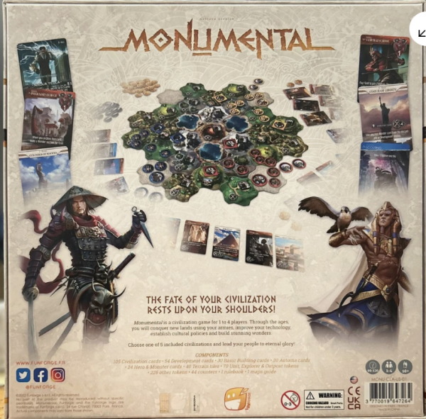 Monumental Board Game /w Lost Kingdoms and African Empires Expansions Complete - Image 4