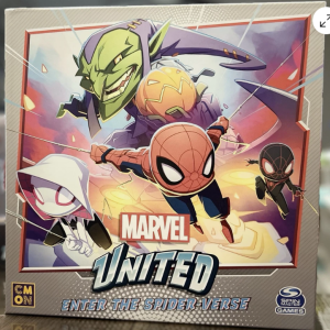 Marvel United  Enter the Spider-Verse w/Spider-Ham CMON KS Board Game Complete