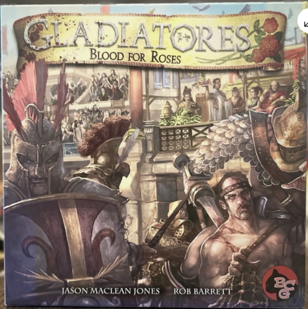Gladiatores: Blood for Roses Board Game  Open Box Unpunched