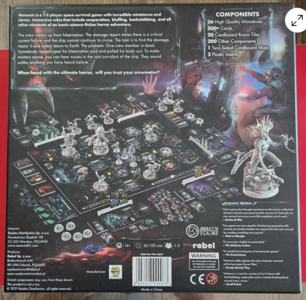 Nemesis Board Game Huge Lot: Core Aftermath Carnomorph  (see Description) - Image 4