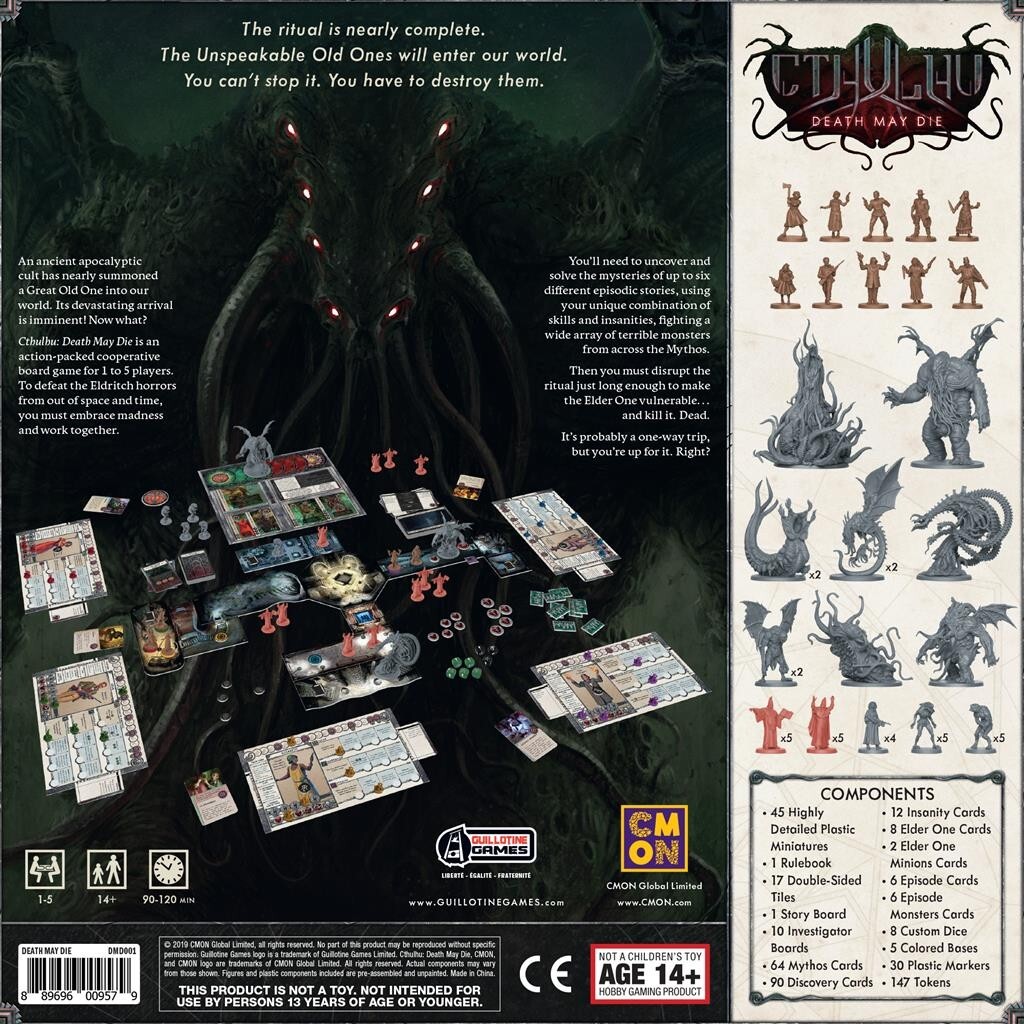 Cthulhu Dead May Die Board Game NIS - Image 3